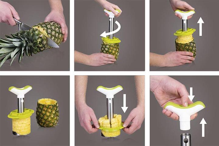 Actual product image Vacu Vin Pineapple slicer Inox