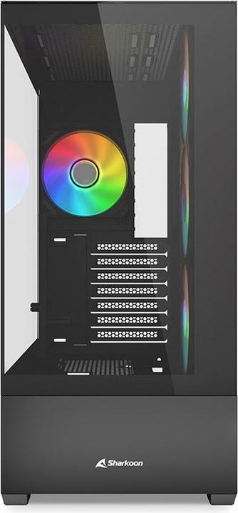 Immagine prodotto Sharkoon AK6 RGB Black ATX (nero) (ATX, mATX, Mini-ATX)