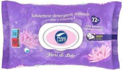 Immagine prodotto Piuma Salviette detergenti multiuso Lady Lotus Flower 72 pezzi (Lozione per il lavaggio intimo)