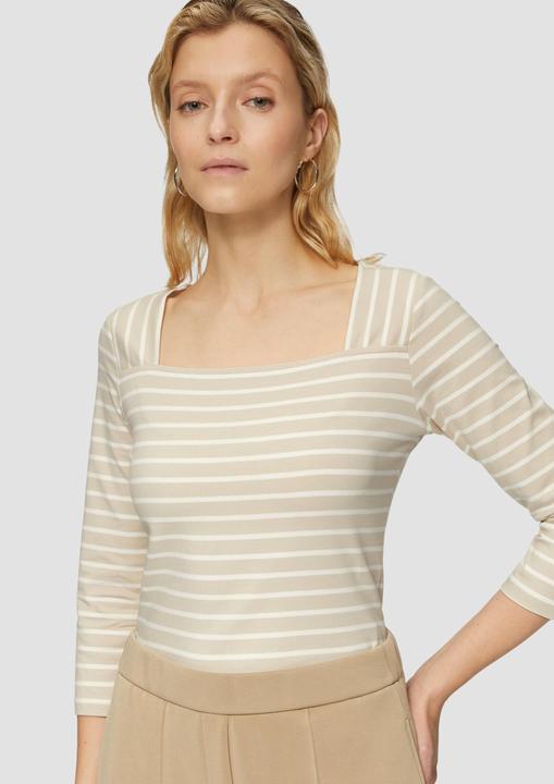 Immagine prodotto S.Oliver T-Shirt Streifenshirt mit Karree-Ausschnitt (48)