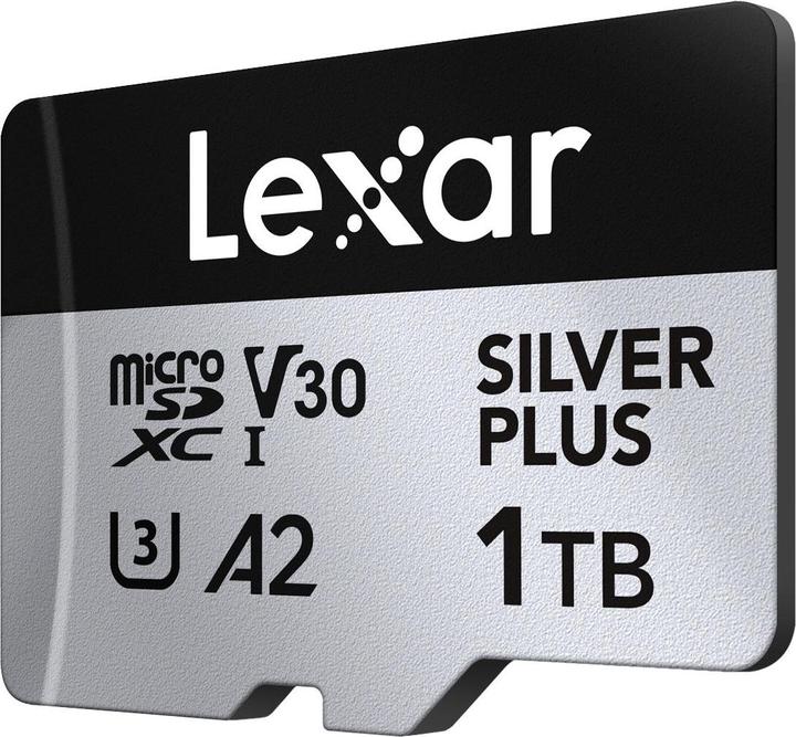 Image du produit Lexar Carte microSDXC Professional Silver Plus 1000 GB (1000 Go, microSDXC, U3, UHS-I)