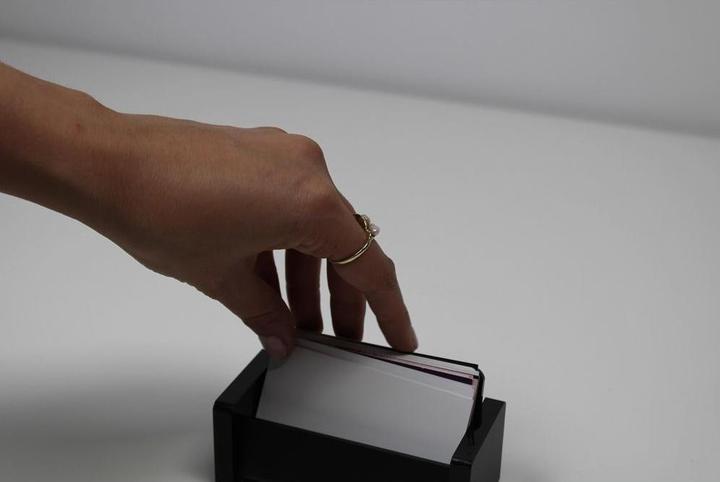 Produktbild Wedo Visitenkartenhalter Black Office (A5)