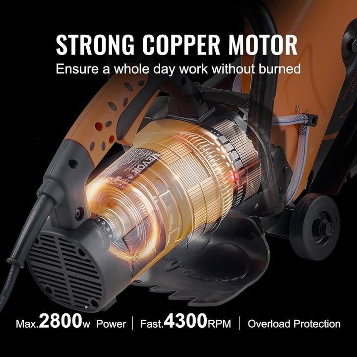 Actual product image Vevor Electric Concrete Saw