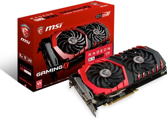 Produktbild MSI RX 480 Gaming X (8 GB)