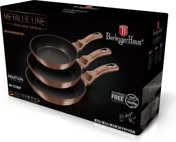 Immagine prodotto BerlingerHaus Set di padelle (28 cm, Set di pentole e padelle da cucina, Alluminio)