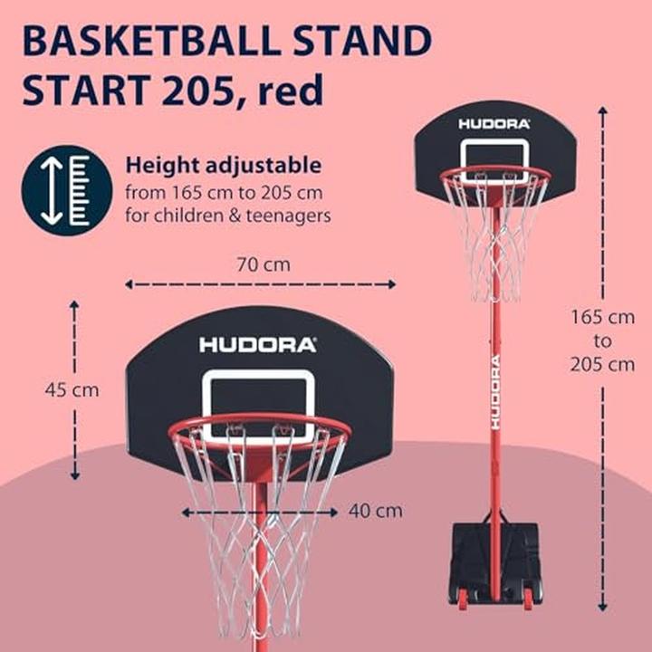 Image du produit Hudora Start Support de basket-ball 205