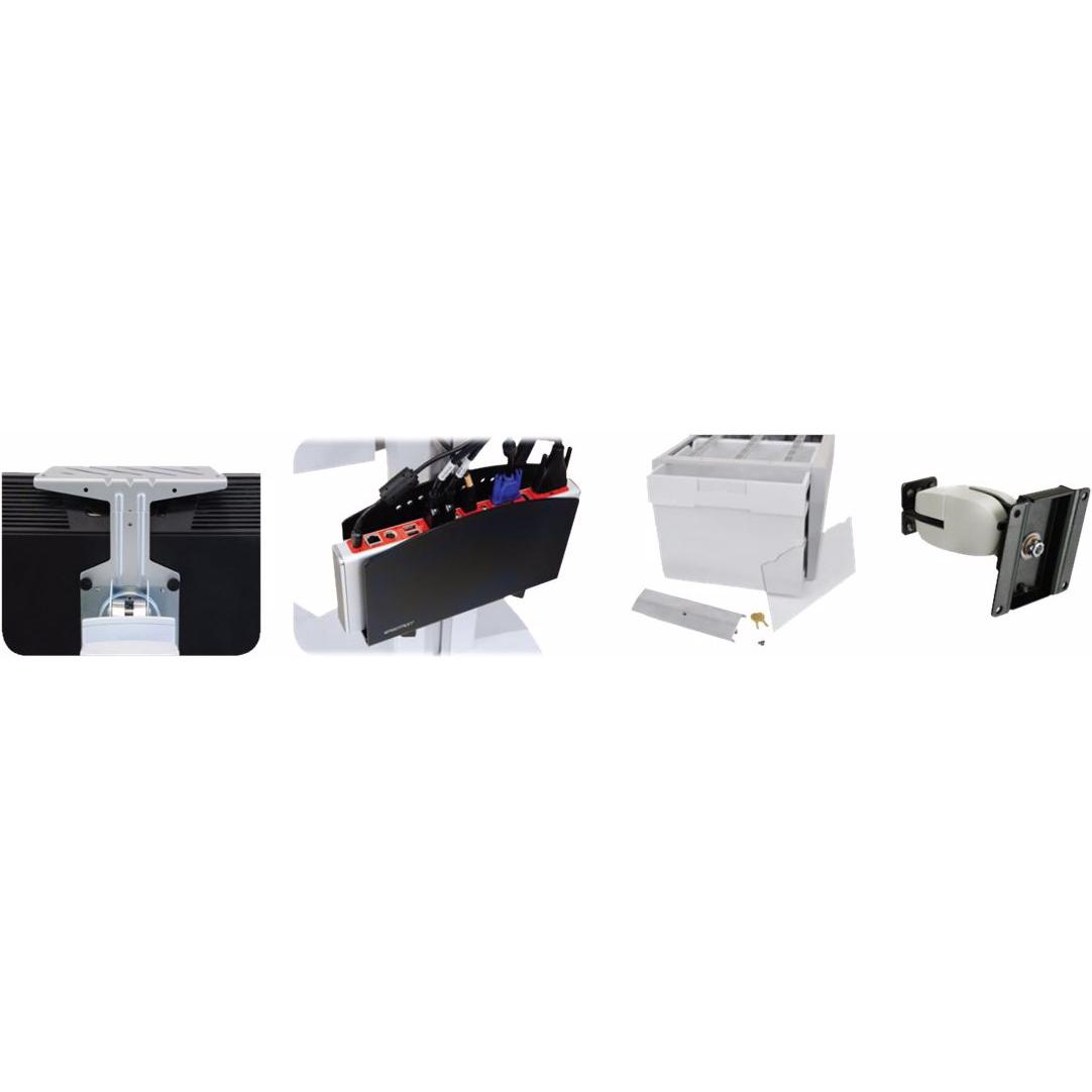 Ergotron SV Telepresence Kit - Montagekomponente (CPU-Halter, Befestigungsteile, grosse Sc, TV Zubehör, Weiss