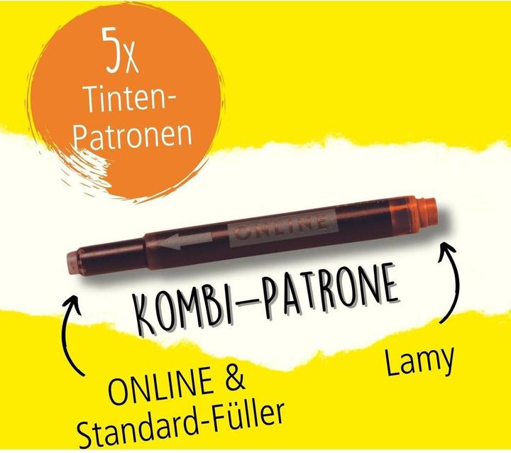 Actual product image Online Ink cartridges Combi (Orange, 1 pcs.)