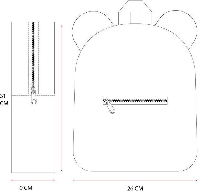 Nährwerte und Zutaten Vadobag Rucksack Pret Buddies For Life Braun