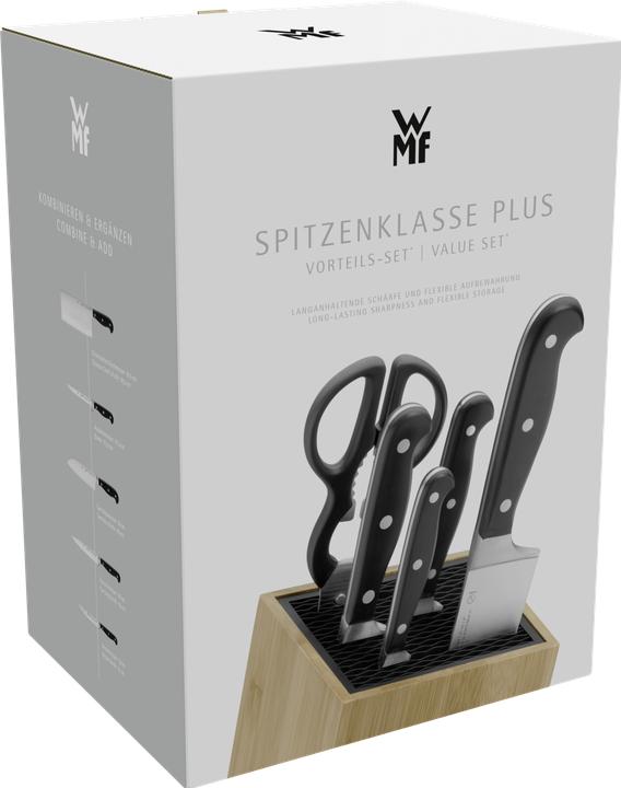 Actual product image WMF Spitzenklasse Plus knife block with knife set 6 pieces, Made in Germany