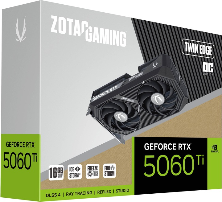 Actual product image Zotac GeForce RTX 5060 Ti Twin Edge OC (16 GB)