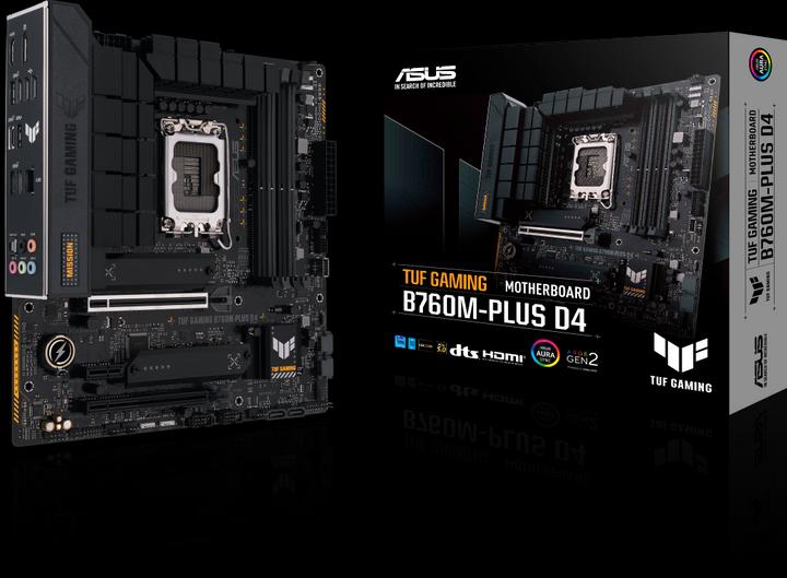 Produktbild ASUS TUF GAMING B760M-PLUS (LGA 1700, Intel B760, mATX)