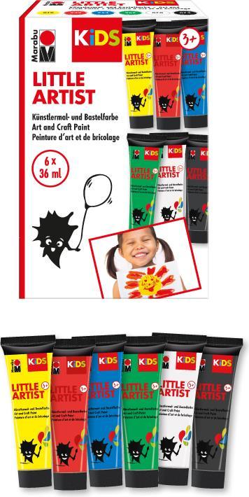 Image du produit Marabu Little Artist Sort 6x36ml (Multicolore, 36 ml)