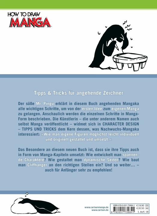 Productafbeelding How To Draw Manga: Character Design - Tipps und Tricks (Duits, Yasaiko Midorihana, 2019)