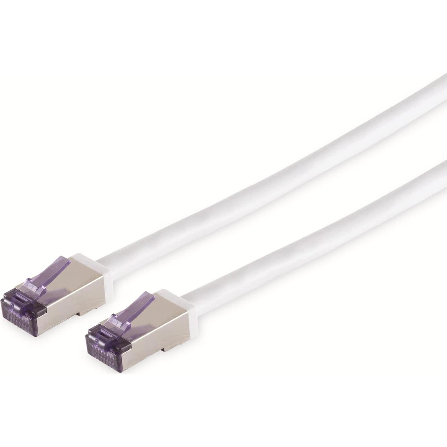 smart MULTIMEDIA CAT.6a Netzwerkkabel Superflex, S/FTP, weiss, 3,0m (S/FTP, CAT6, 3 m), Netzwerkkabel