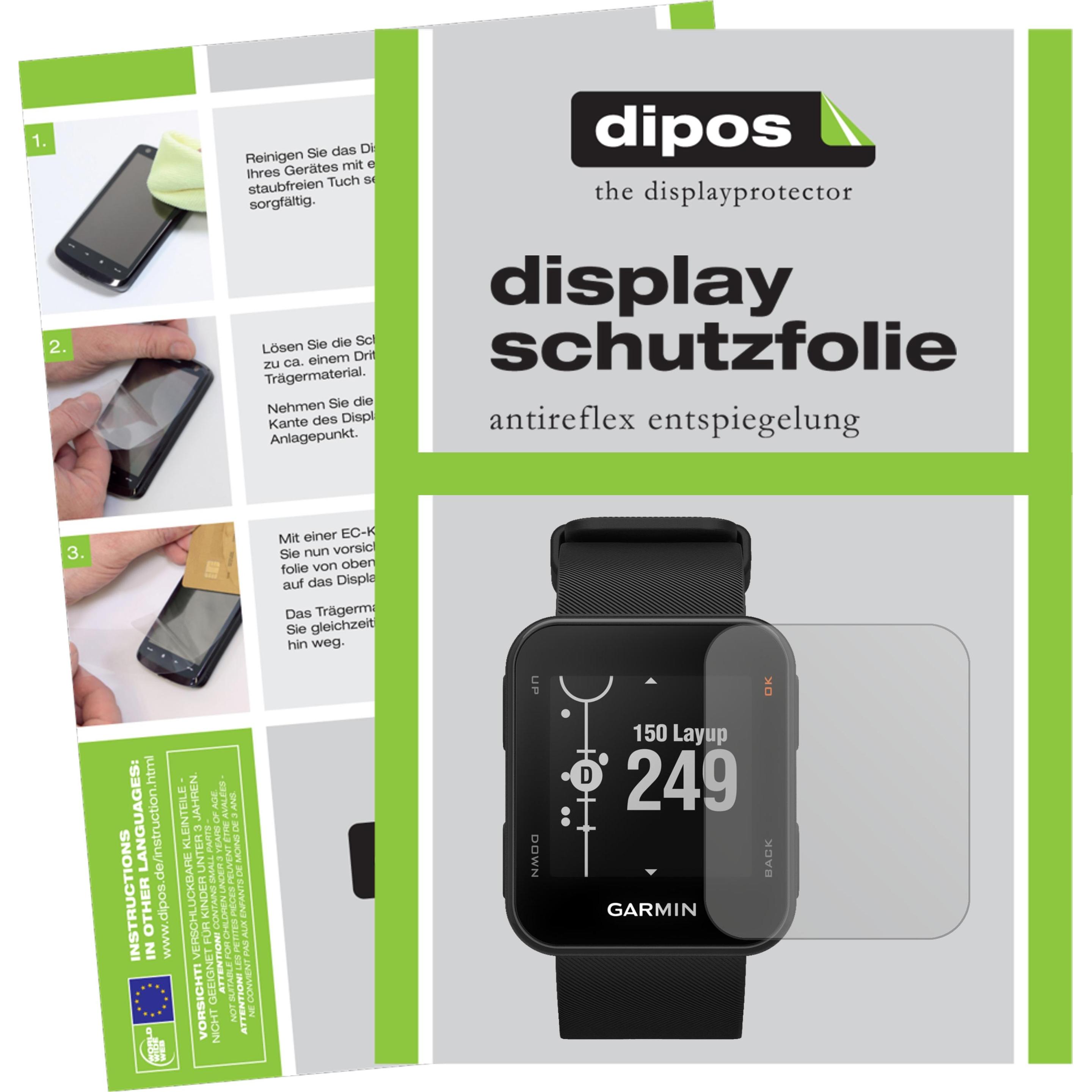 Dipos Displayschutzfolie Antireflex, Smartwatch Schutzfolie, Transparent