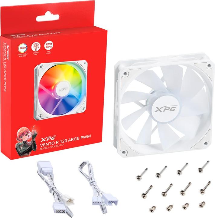 Produktbild XPG Lüfter VENTO R 120 ARGB Fan (120 mm, 1x)