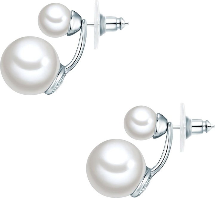 Produktbild Lulu & Jane Damen Metall-Legierung Muschelkernperle silber - 29721 (Metall-Legierung)