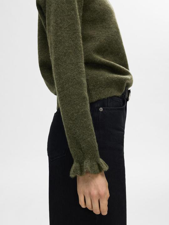 Produktbild Selected Femme Rüschenärmel Strickpullover (XS)