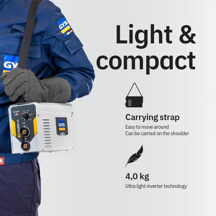 Immagine prodotto GYS Inverter di saldatura a elettrodo MI 160P