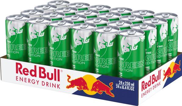 Actual product image Red Bull Energy Drink The Green Edition (24 x 25 cl)