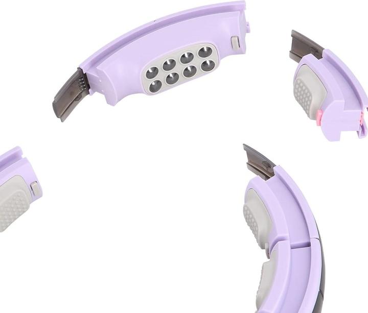 Image du produit HMS Hula Hop HHM13 avec aimants poids et contrepoids violet (40 cm, 400 g)