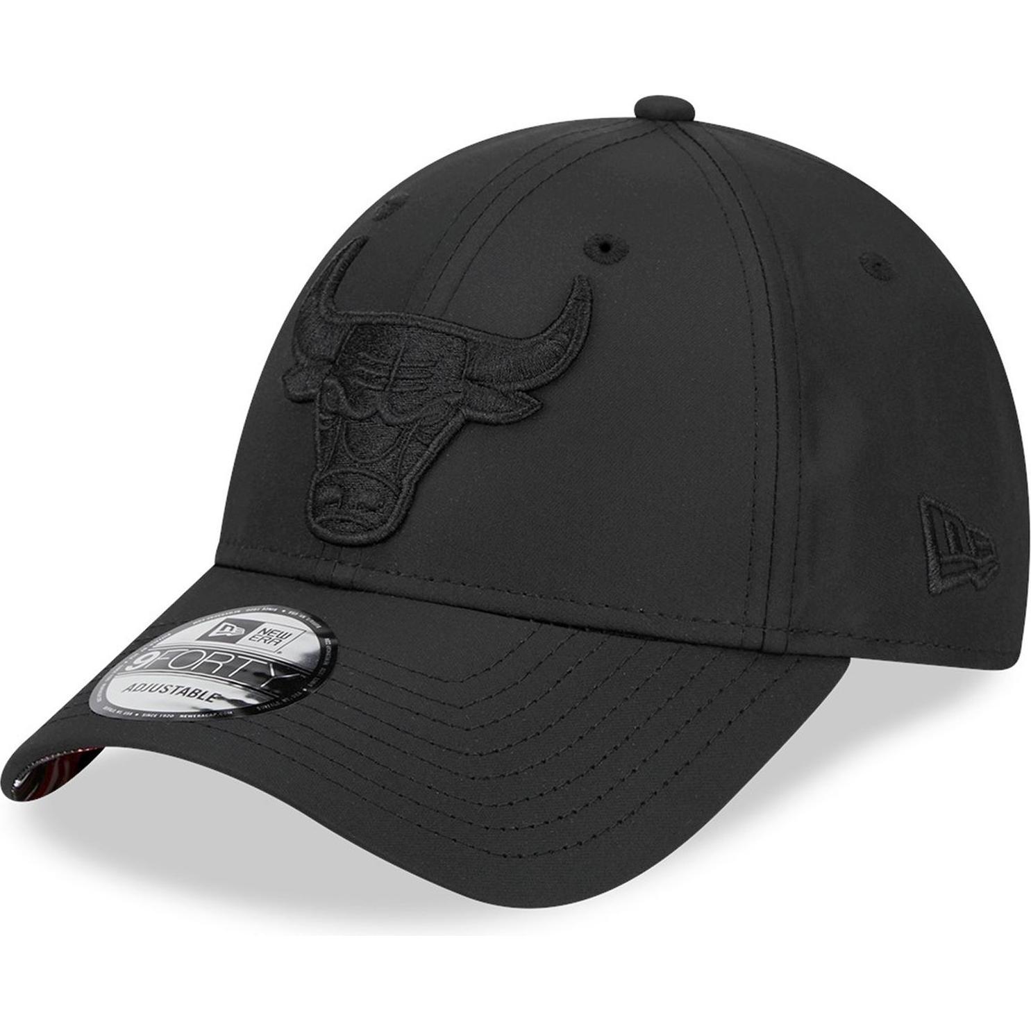 New Era, Herren, Cap, 9Forty Clip-Back Cap - Game Play Chicago Bulls, Schwarz, (One Size)