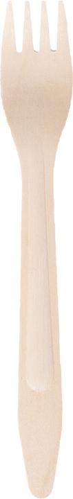 Actual product image Elco Wooden fork 55530012 brown, 12pcs. (12x)