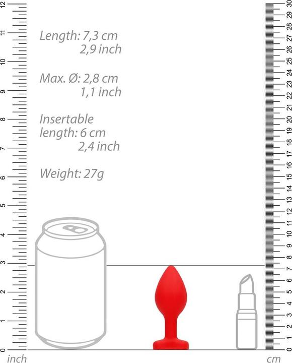 Produktbild Ouch! Diamond Heart Butt Plug