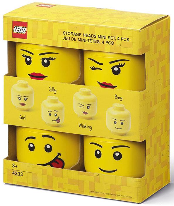 Produktbild LEGO Mini Głowy 4 szt. 43330800 (LEGO Classic)