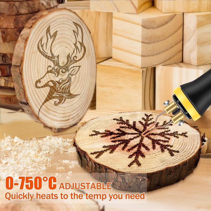 Image du produit Burnnove YH11070 Kit de pyrogravure (Piston à feu)