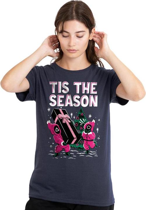 Immagine prodotto Squid Game Tis The Season Maglietta Natale Donna (M)