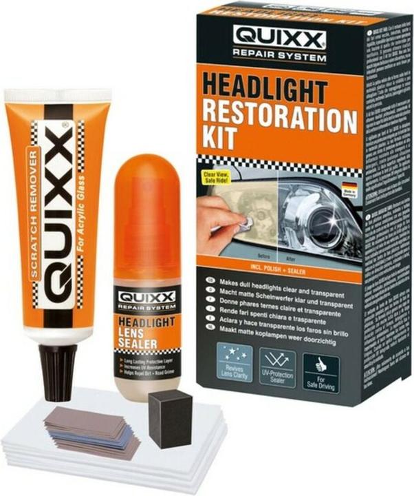 Actual product image Quixx Headlights restoration set (30 ml)