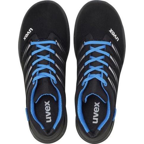 Thumbnail - Uvex Safety, Sicherheitsschuhe, 2 trend Halbschuhe S1 69379 blau, schwarz Weite 12 Größe 36 (S1, 36)