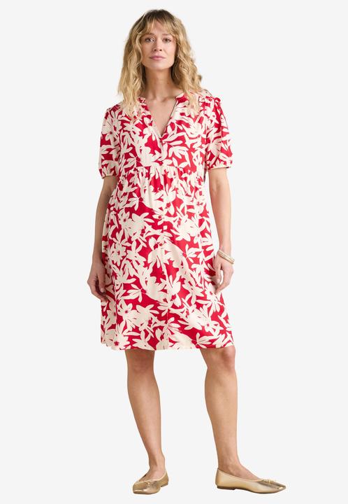 Actual product image Envie de Fraise Kurzes Kleid für Schwangerschaft und Stillzeit mit Blätterprint (38)