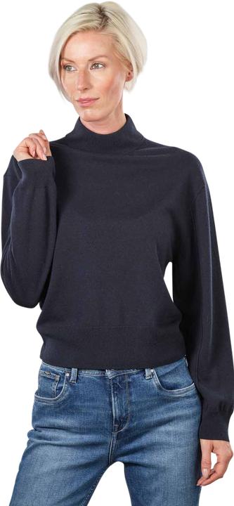 Actual product image Marc O'Polo Long Sleeve Pullover Stand-Up Collar Deep Blue S (M)