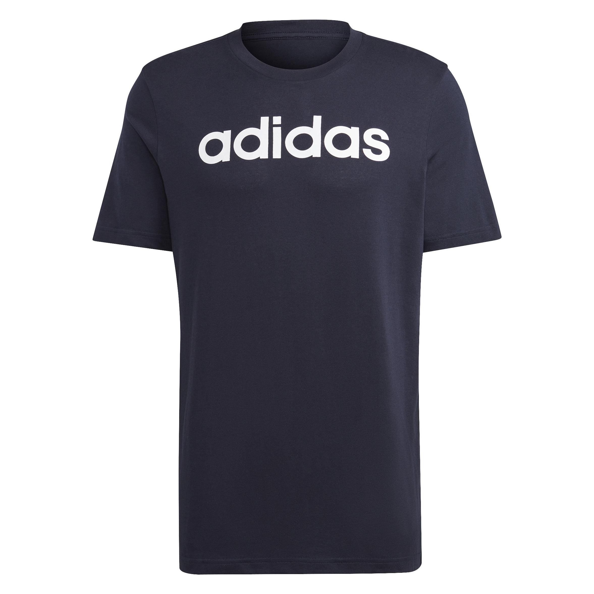 Adidas, Mannen, Sportief Shirt, Lin Sj Thee (Xl), Blauw, Xl