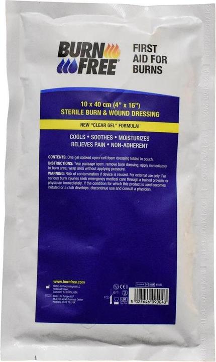 Actual product image BurnFree Wound dressing compress 10x40cm