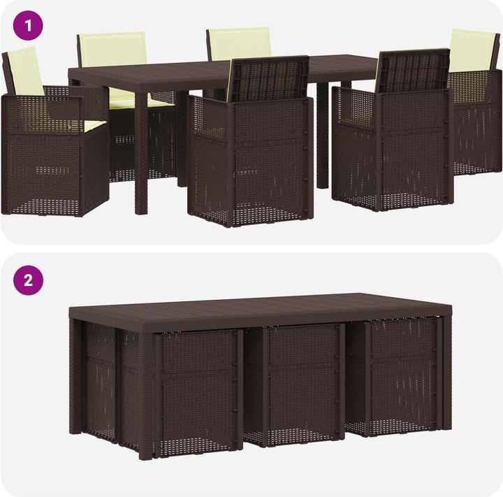 Produktbild vidaXL Modernes Esszimmer-Set