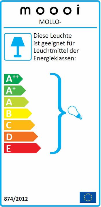 Label énergétique Moooi Lolita Table Lamp Lampe de table (E14)