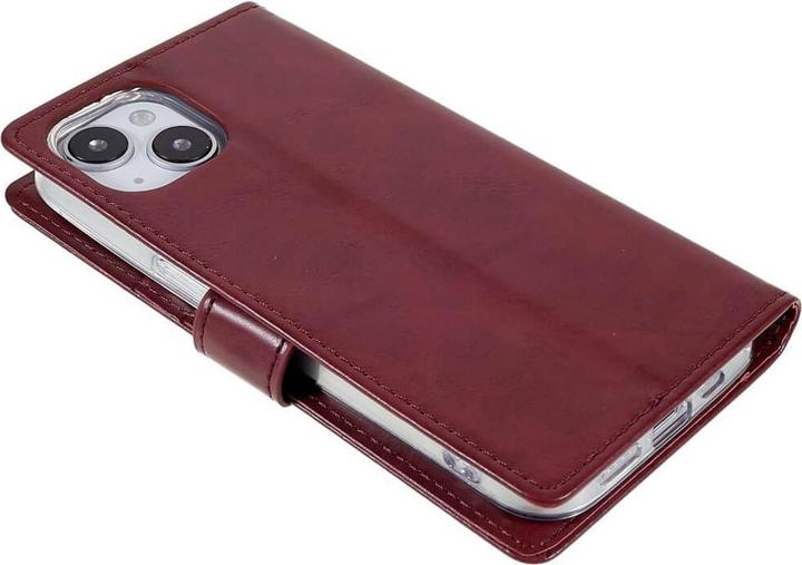 Productafbeelding iPhone 14 Plus - Blue Moon Hoesje Hoesje Wijnrood (Apple iPhone 14 Plus)