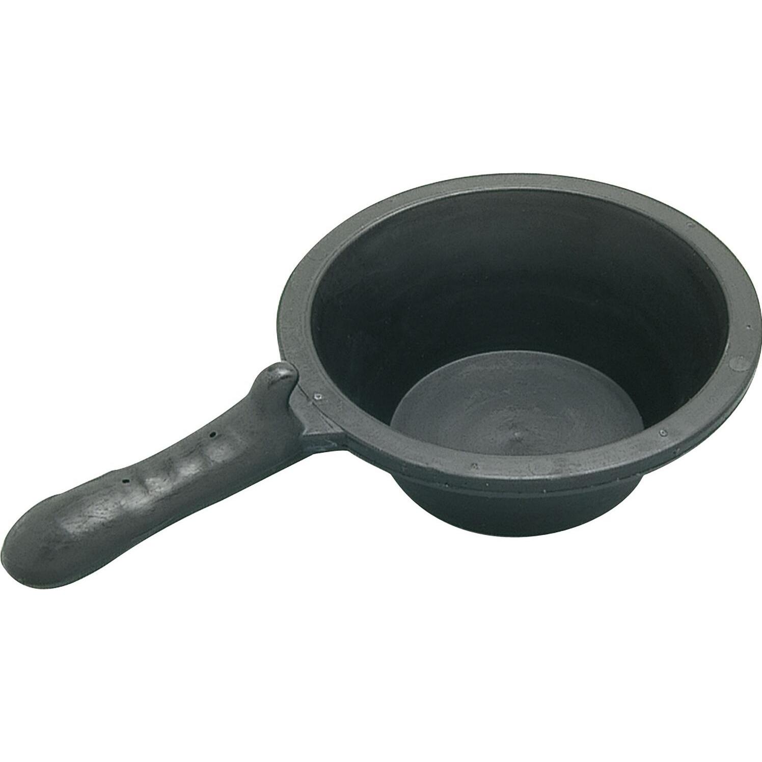 Kaufmann, Kelle + Spachtel, Maurer- und Gipserpfanne Ø 180 mm, aus Kunststoff (18 cm)