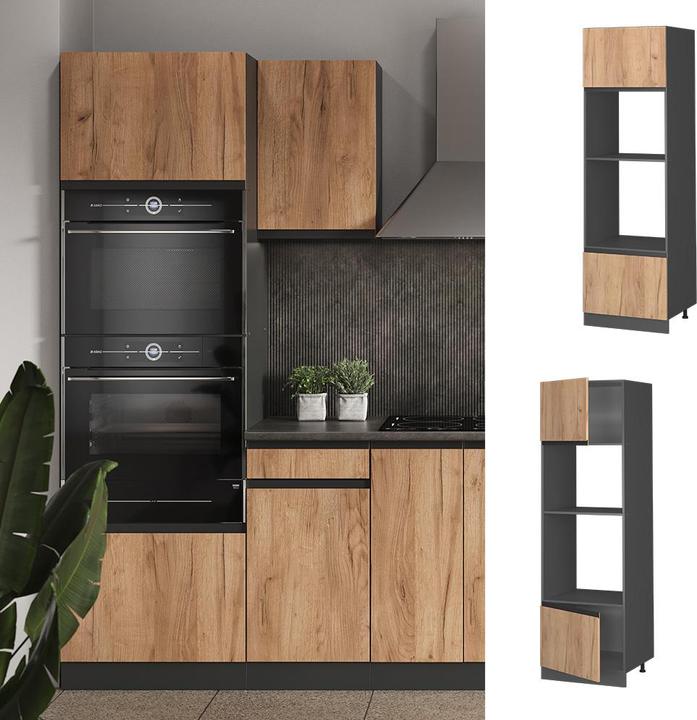 Produktbild Vicco Mikrowellenschrank R-Line (60 x 57.20 x 207 cm)