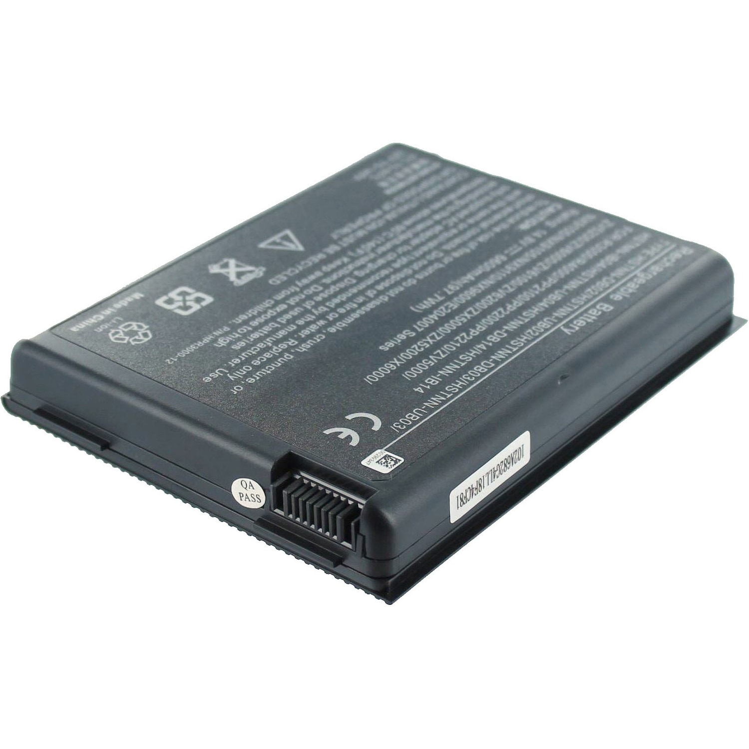 AGI Akku kompatibel mit HP 371914-001 - Akku - 6.600 mAh (6600 mAh), Notebook Akku, Schwarz