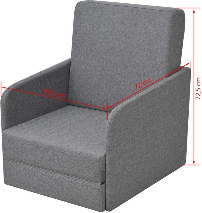 Actual product image vidaXL Schlafsessel