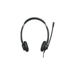 Thumbnail - Alcatel Premium Headset AH 22 M II kabelgebunden stereo mit Funktionstasten (Kabelgebunden, USB-A), Office Headset, Schw...