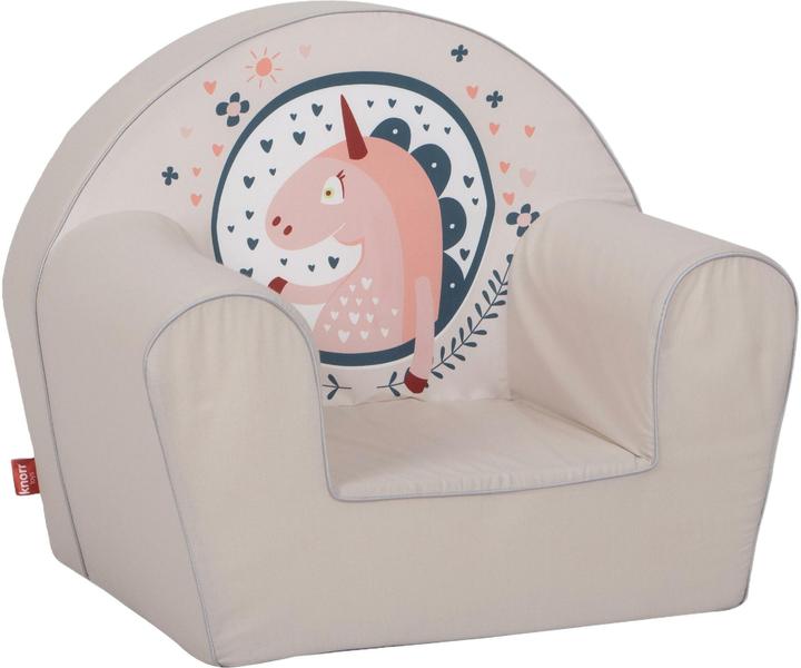 Knorrtoys Kindersessel - "Einhorn beige" (Poltrona per bambini)