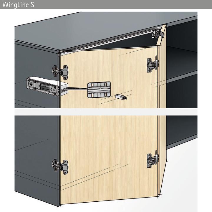 Produktbild Hettich Mechanische Zuhaltung für Push to move WingLine L