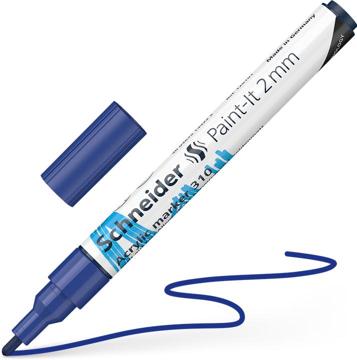 Image du produit Schneider Marqueur acrylique Paint-It 310 2mm bleu (1 x)