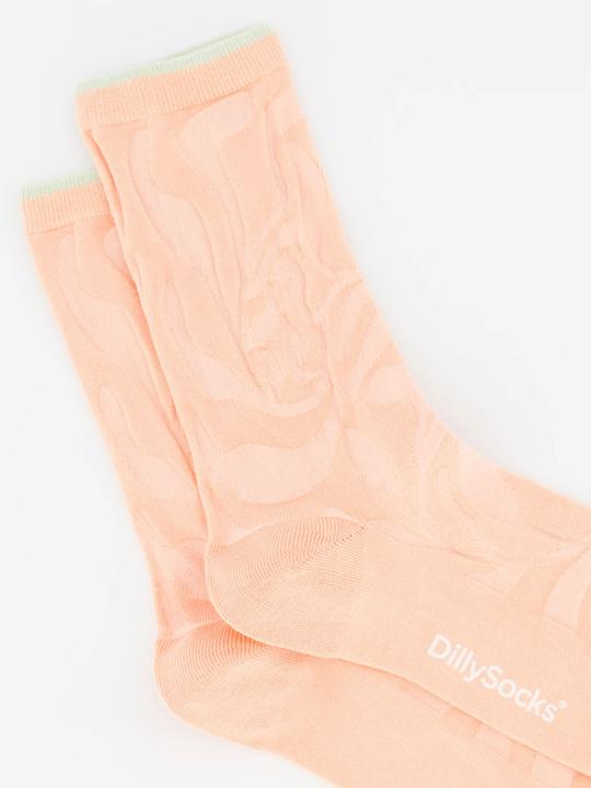 Actual product image DillySocks Premium crumbled peach (Single pack, 35 - 38)